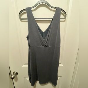 Boutique mini dress, blue/gray